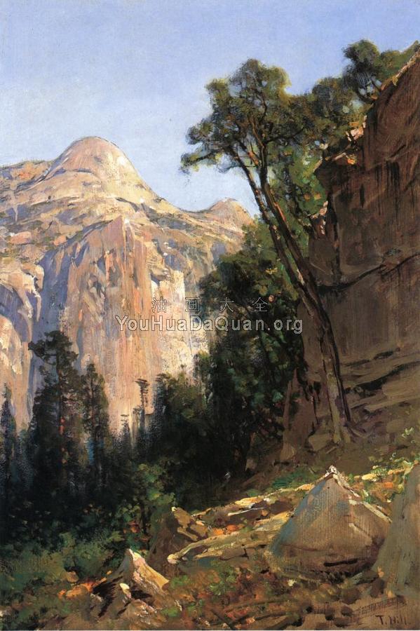 North Dome Yosemite Valley - 托马斯·希尔